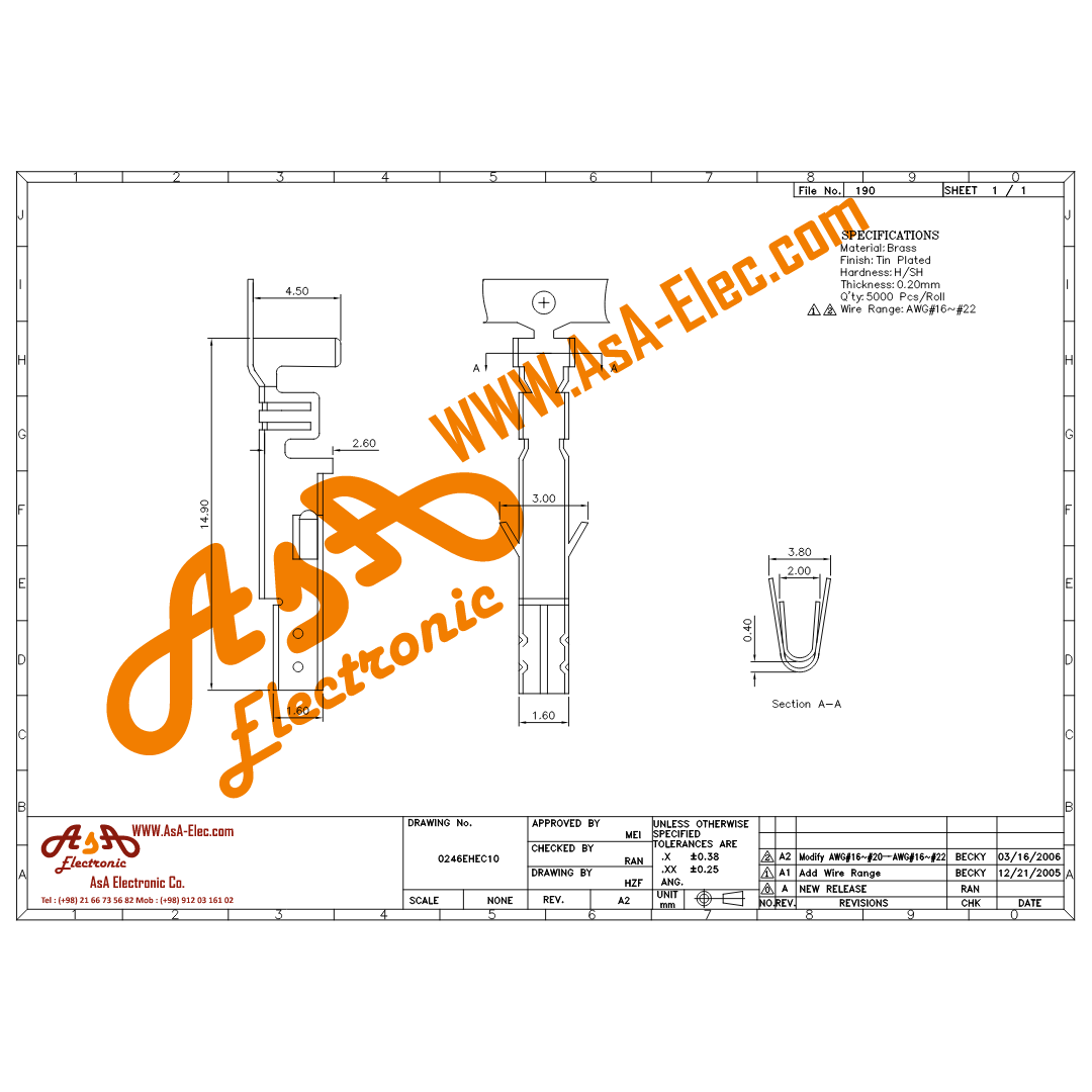 پین کانکتور ATX ماده